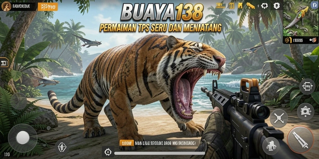 Tampilan gameplay seru dan menegangkan dari BUAYA138.