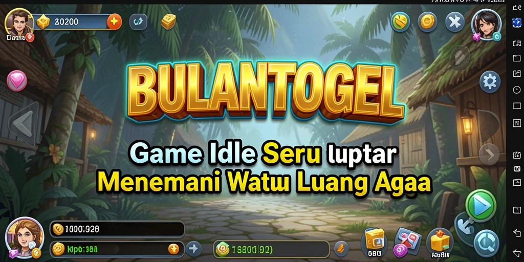 Gameplay menarik BULANTOGEL yang mengasyikkan dan santai.