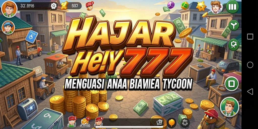 Screenshot utama menampilkan gameplay seru dalam HAJAR777.