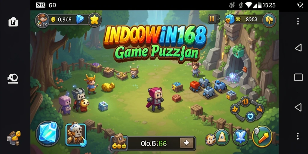 Tampilan menarik gameplay Puzzle INDOWIN168 yang menantang.