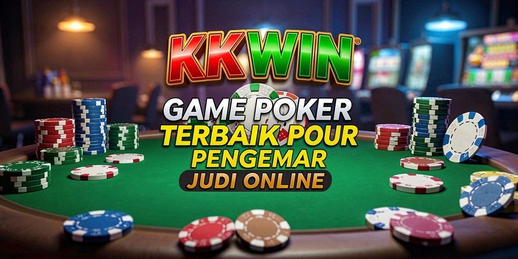 Tampilan interaktif gameplay Poker di KKWIN yang menegangkan.