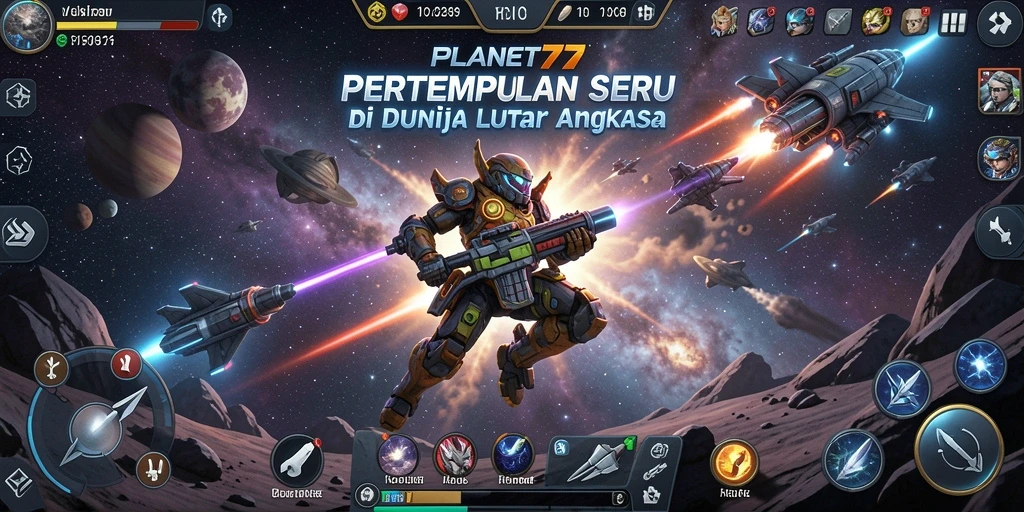Tampilan seru dalam permainan TPS PLANET77 yang penuh aksi.