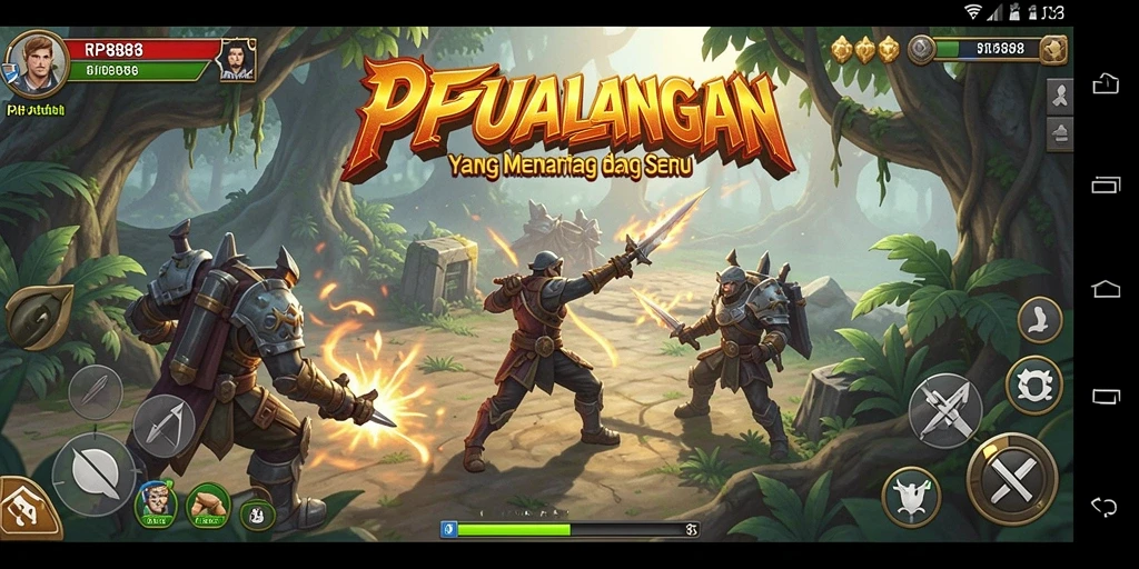 Tampilan gameplay seru dari RP8888 dengan petualangan menantang.