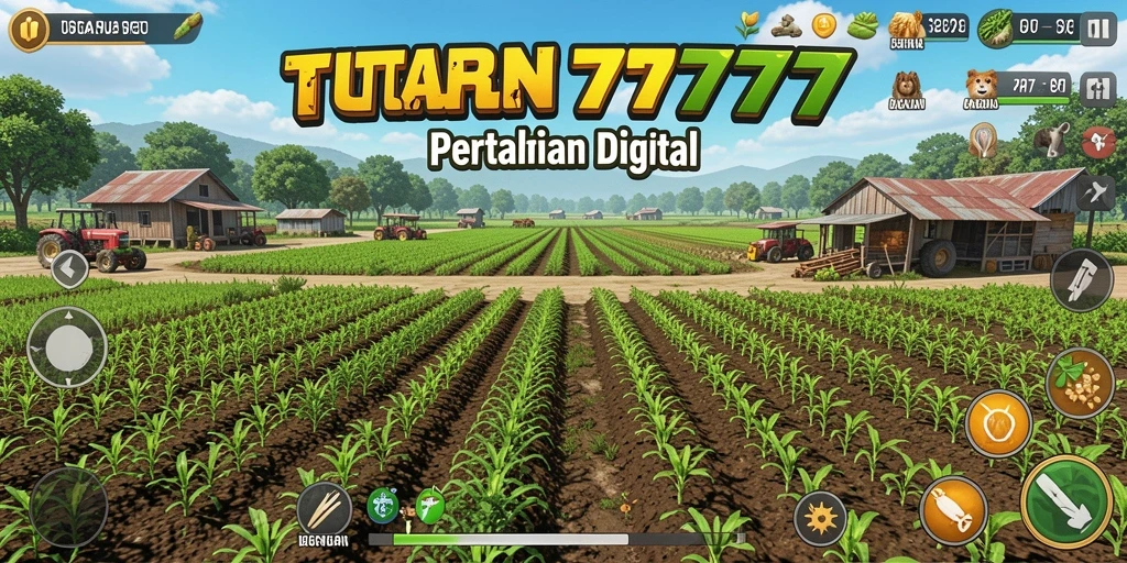 Tampilan gameplay <strong>TITAN777</strong> yang menarik dalam dunia pertanian.